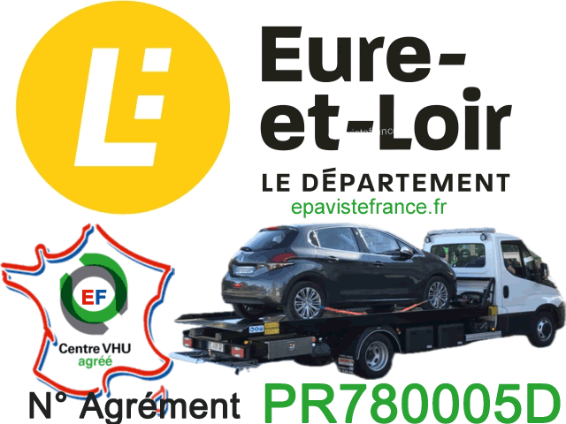 Eure-et-Loir 28 : Enlèvement épave gratuit