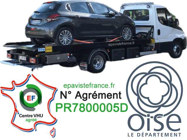 Oise 60 : Enlèvement épave gratuit