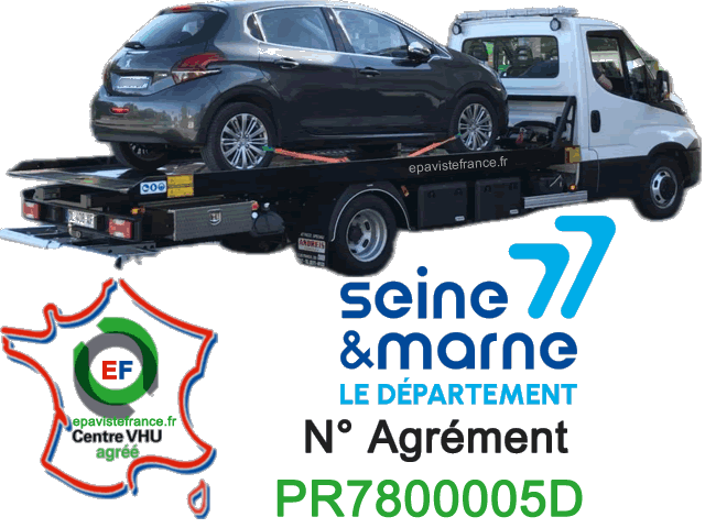Seine-et-Marne 77 : Enlèvement épave gratuit