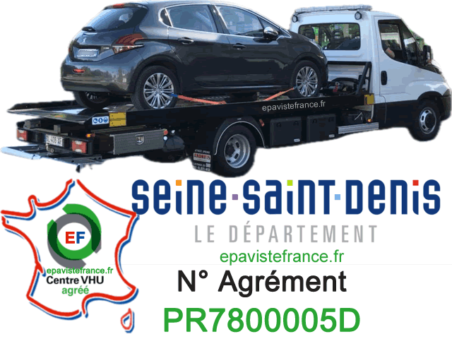 Seine-Saint-Denis 93 : Enlèvement épave gratuit